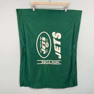 Vintage NFL New York Jets Green Jersey Knit Decorative Pillow Sham Cover